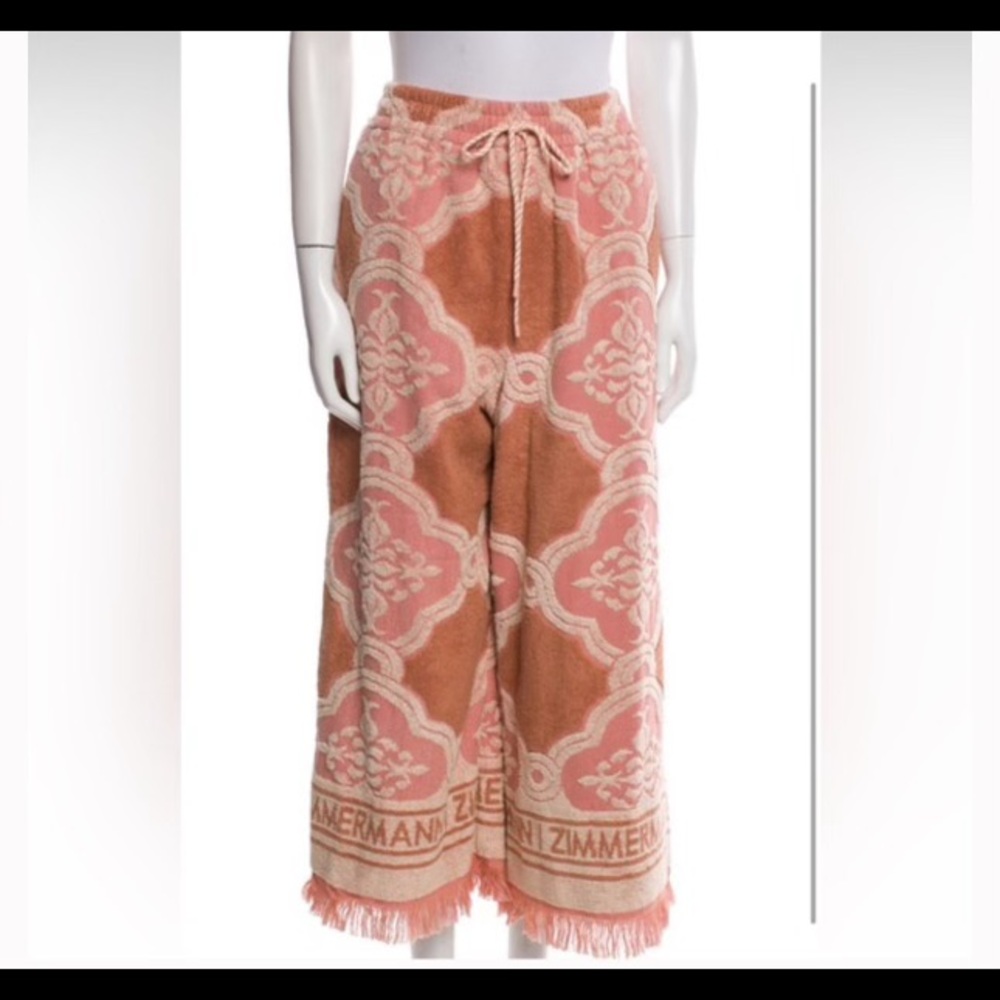Zimmermann towel pants never worn